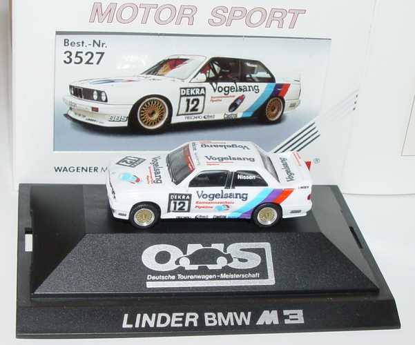 1:87 BMW M3 (E30) DTM 1990 "Linder, Vogelsang" Nr.12, Nissen 