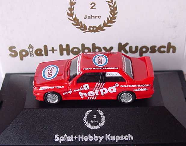 1:87 BMW M3 (E30) "Herpa - simply number 1, Esso" (2 Jahre Spiel+Hobby Kupsch) 