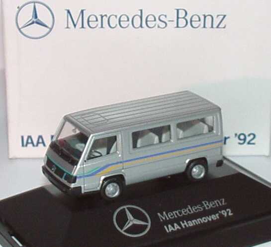 1:87 Mercedes-Benz 100D II Bus silbermet. "Nutzfahrz.-IAA Hannover 92" (MB) 