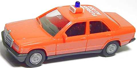 1:87 Mercedes-Benz 190E (W201) Feuerwehr "Florian AG-200" tagesleuchtrot (oV)