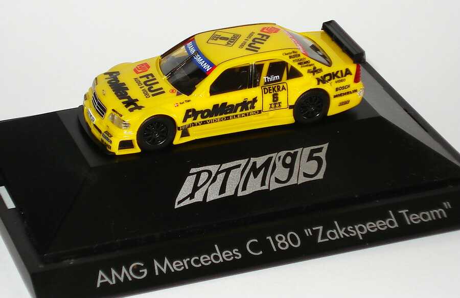 1:87 Mercedes-Benz C 180 DTM 1995 "Zakspeed, ProMarkt" Nr. 6, Kurt Thiim 
