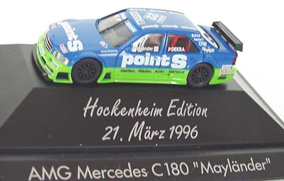 1:87 Mercedes-Benz C 180 ITC 1996 "Persson, Point S" Nr.22, Maylnder (Hockenheim Edition) (oV)