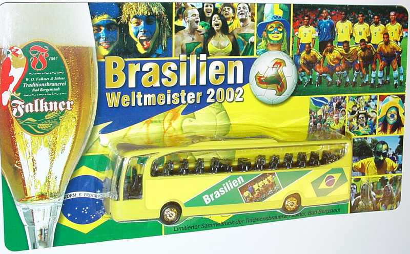 1:87 Mercedes-Benz O 580 Travego 2a  "Falkner Brauerei - Brasilien - Weltmeister 2002" 