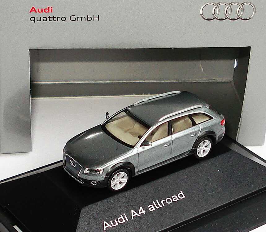 Audi A4 allroad quattro condorgrau-met. Werbemodell herpa 5010904612 in der  1zu87.com Modellauto-Galerie